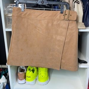 Faux Suede Skirt